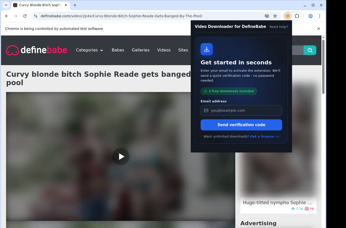 Definebabe Video Downloader screenshot 5